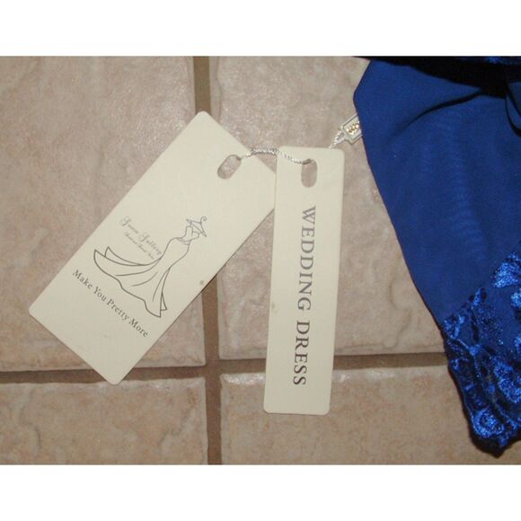 Embellished Royal Blue Plus Sz 20 Pull On Pants & Sparkly Sleeveless Shirt Set - Picture 7 of 7